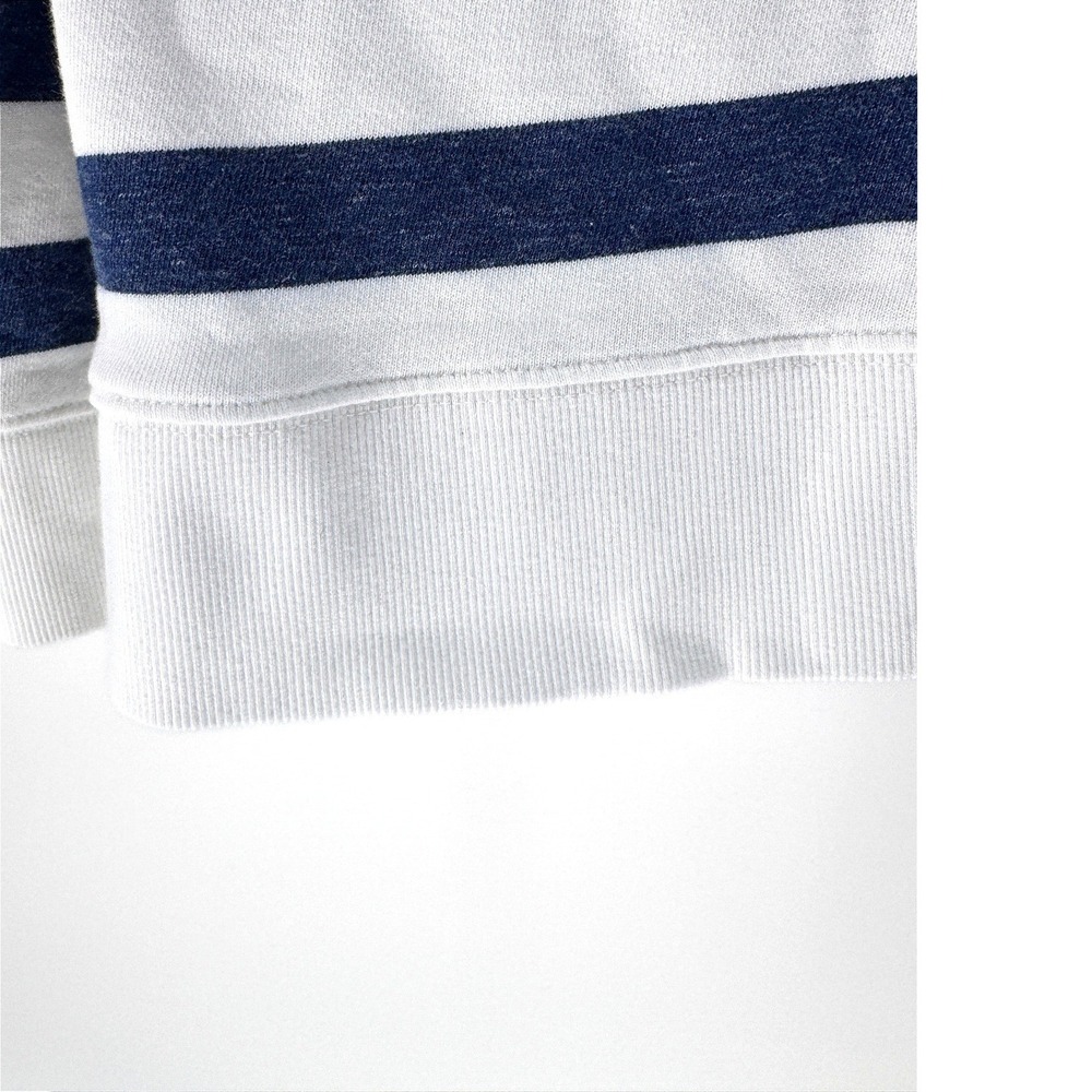 Vineyard Vines Rugby Pullover Mens XXL Blue White Striped Coastal Sweatshirt - Picture 4 of 11